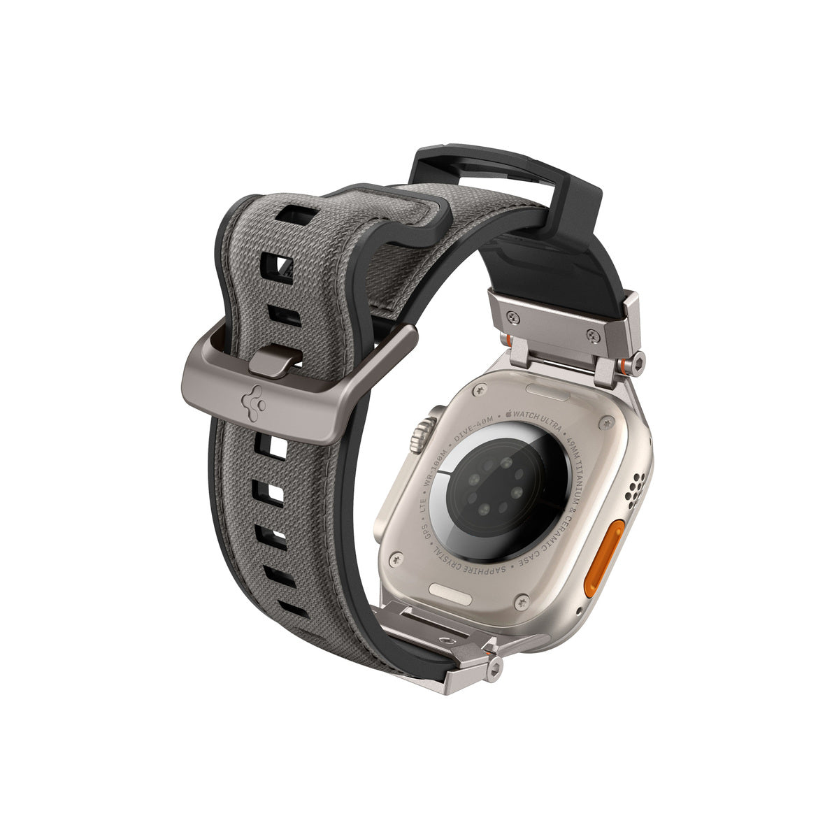 Řemínek pro Apple Watch 49mm/46mm/45mm/44mm Spigen DuraPro Armor - šedý - bonami.click