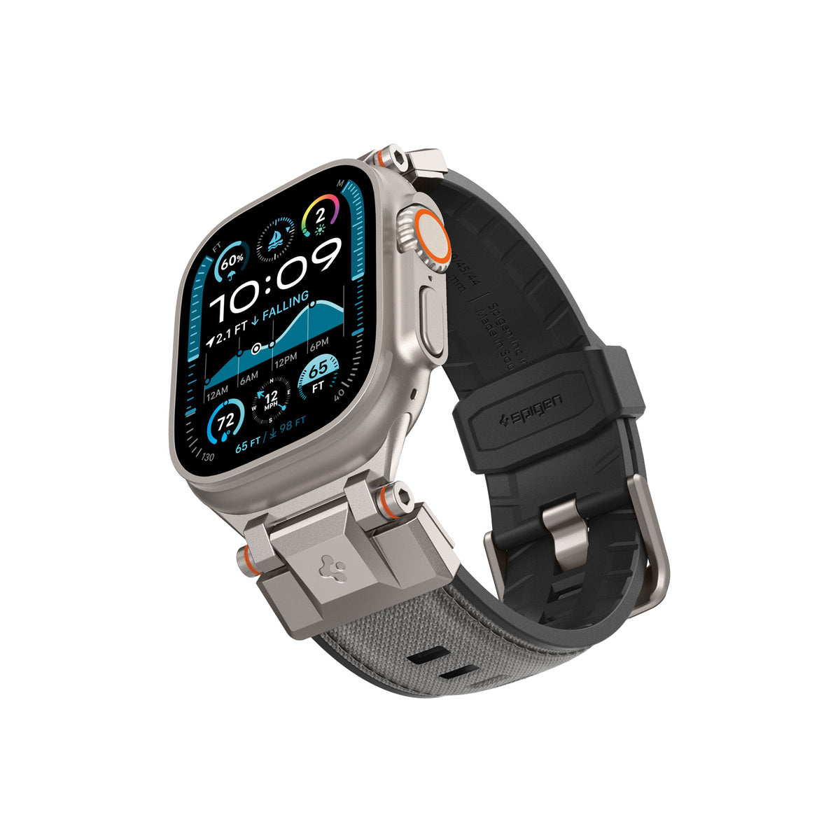 Řemínek pro Apple Watch 49mm/46mm/45mm/44mm Spigen DuraPro Armor - šedý - bonami.click