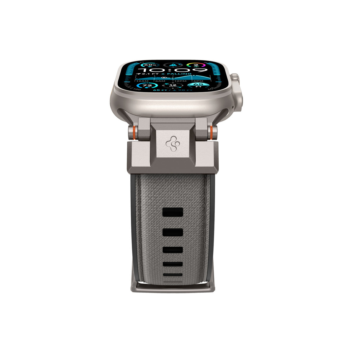 Řemínek pro Apple Watch 49mm/46mm/45mm/44mm Spigen DuraPro Armor - šedý - bonami.click