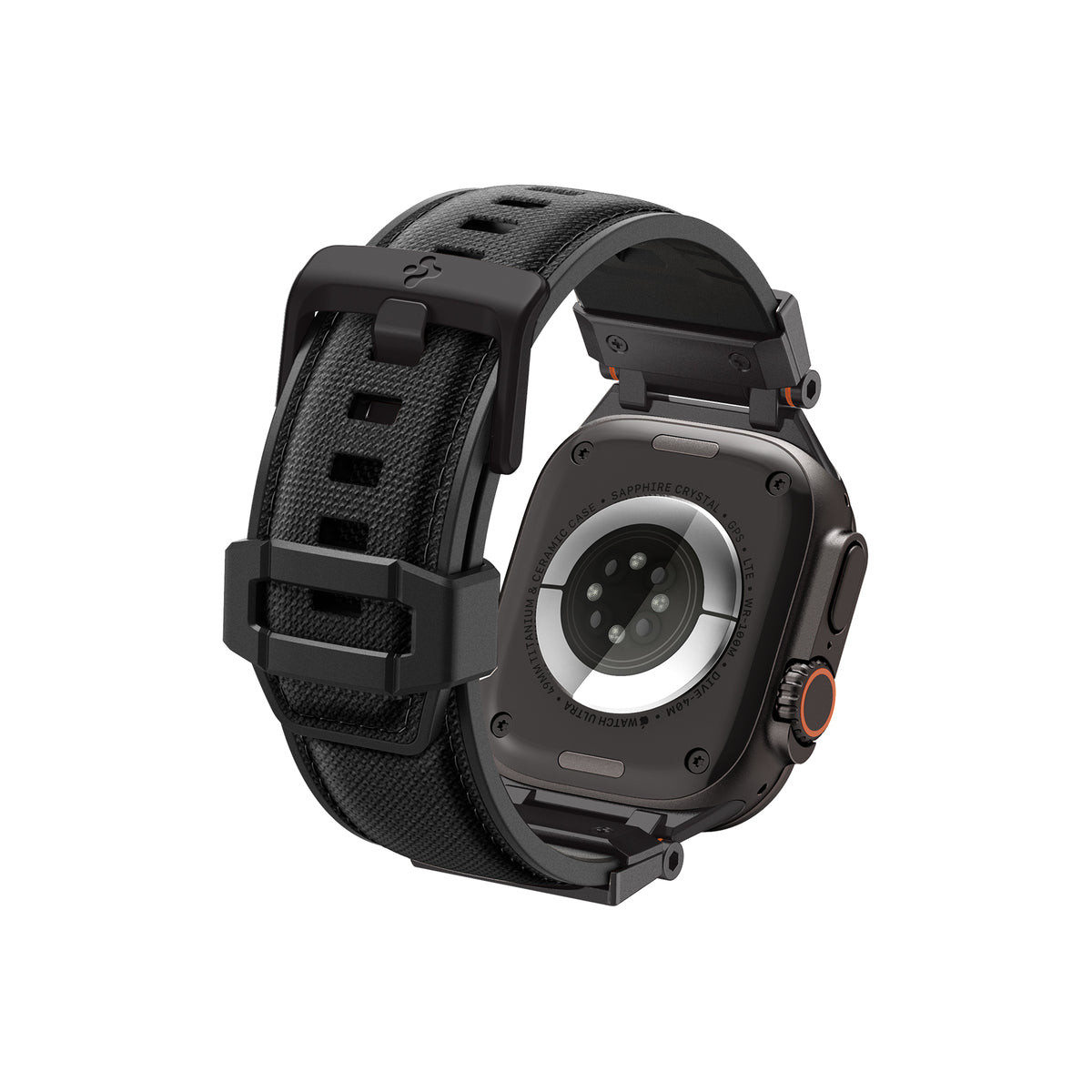Řemínek pro Apple Watch 49mm/46mm/45mm/44mm Spigen DuraPro Armor - černý - bonami.click