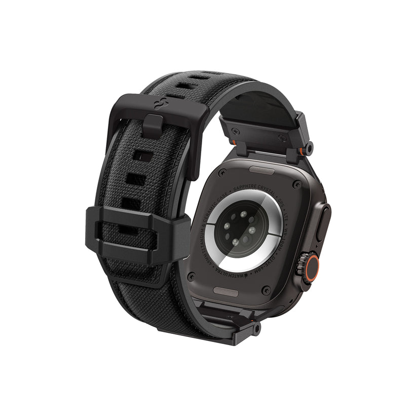 Řemínek pro Apple Watch 49mm/46mm/45mm/44mm Spigen DuraPro Armor - černý - bonami.click