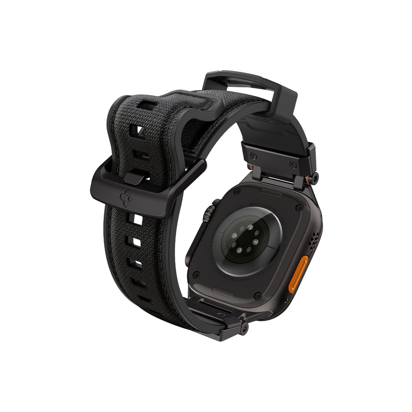 Řemínek pro Apple Watch 49mm/46mm/45mm/44mm Spigen DuraPro Armor - černý - bonami.click