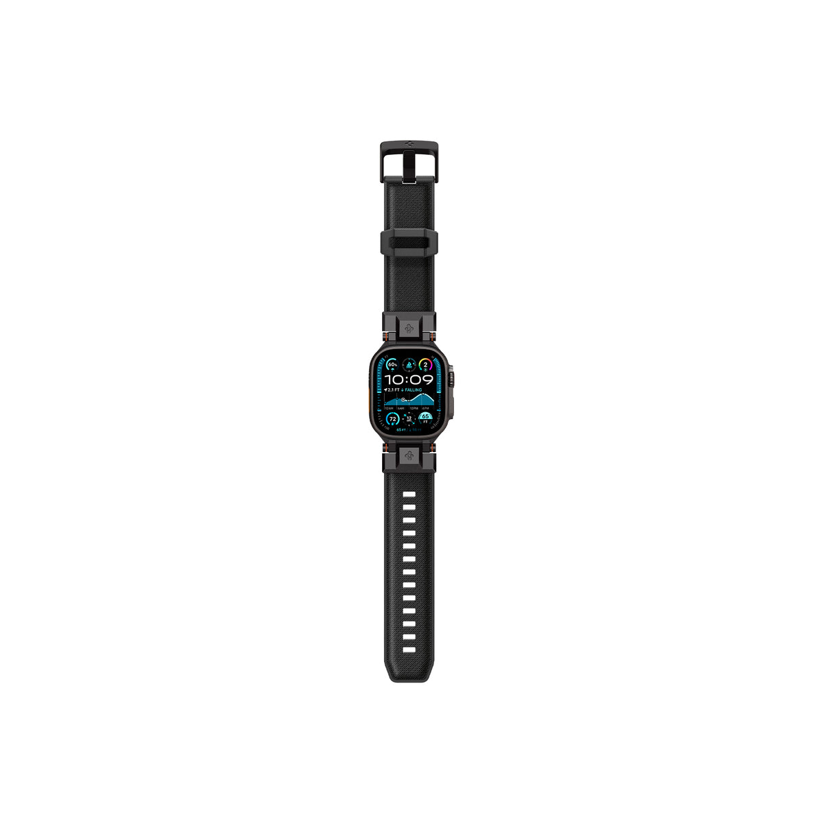Řemínek pro Apple Watch 49mm/46mm/45mm/44mm Spigen DuraPro Armor - černý - bonami.click