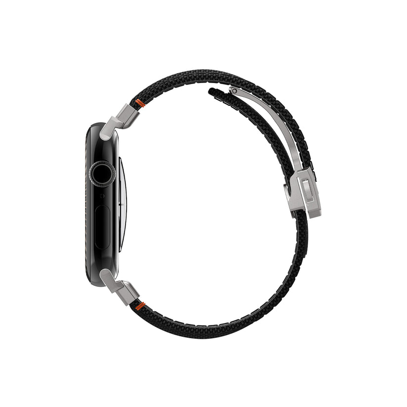 Řemínek pro Apple Watch 49mm/46mm/45mm/44mm Spigen Classic Fit Band - černý - bonami.click