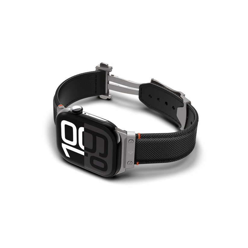Řemínek pro Apple Watch 49mm/46mm/45mm/44mm Spigen Classic Fit Band - černý - bonami.click