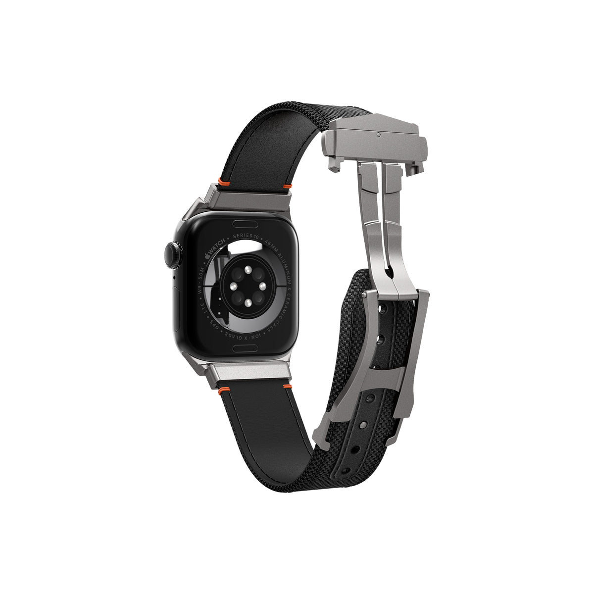 Řemínek pro Apple Watch 49mm/46mm/45mm/44mm Spigen Classic Fit Band - černý - bonami.click