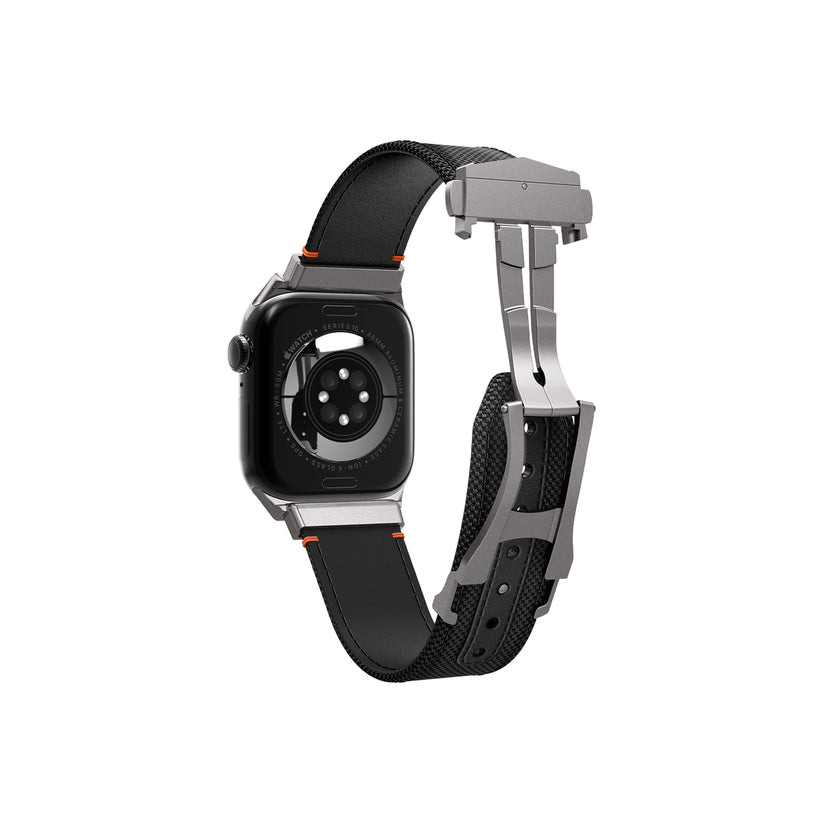 Řemínek pro Apple Watch 49mm/46mm/45mm/44mm Spigen Classic Fit Band - černý - bonami.click