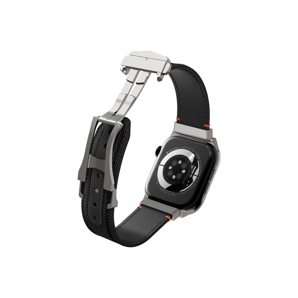 Řemínek pro Apple Watch 49mm/46mm/45mm/44mm Spigen Classic Fit Band - černý - bonami.click