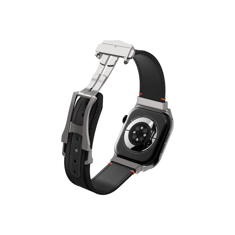 Řemínek pro Apple Watch 49mm/46mm/45mm/44mm Spigen Classic Fit Band - černý - bonami.click