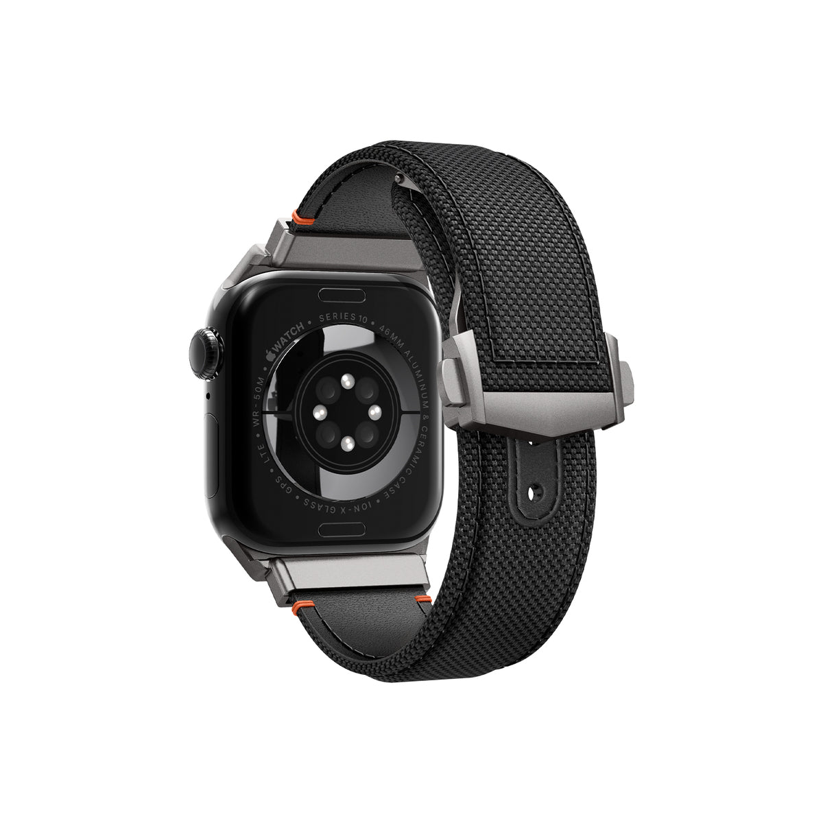 Řemínek pro Apple Watch 49mm/46mm/45mm/44mm Spigen Classic Fit Band - černý - bonami.click