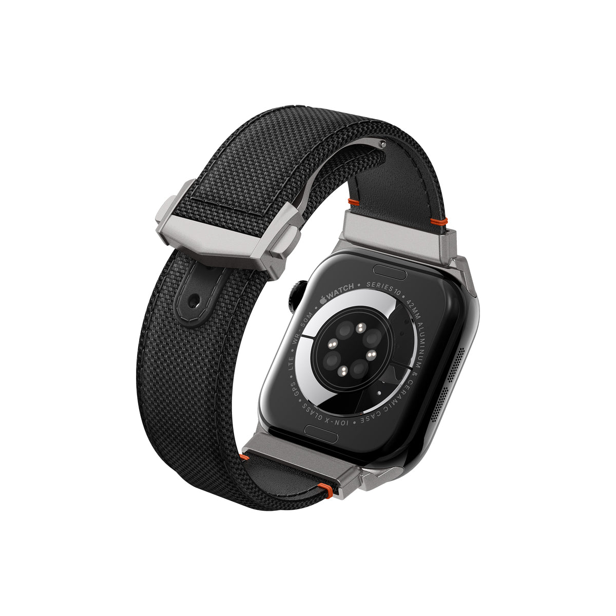 Řemínek pro Apple Watch 49mm/46mm/45mm/44mm Spigen Classic Fit Band - černý - bonami.click