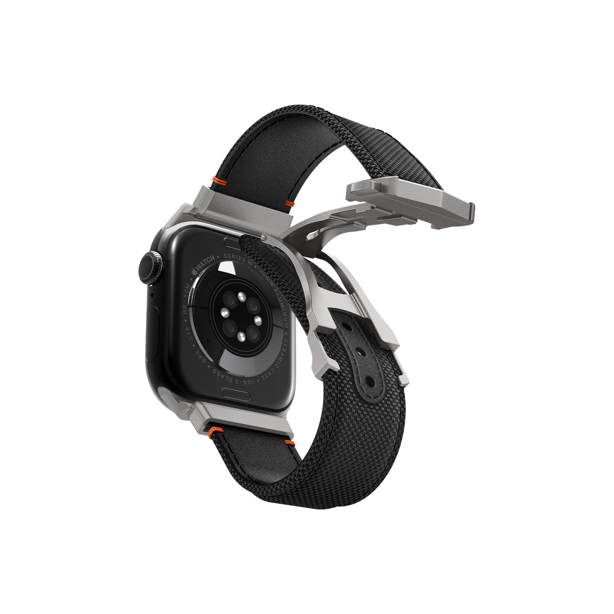 Řemínek pro Apple Watch 49mm/46mm/45mm/44mm Spigen Classic Fit Band - černý - bonami.click