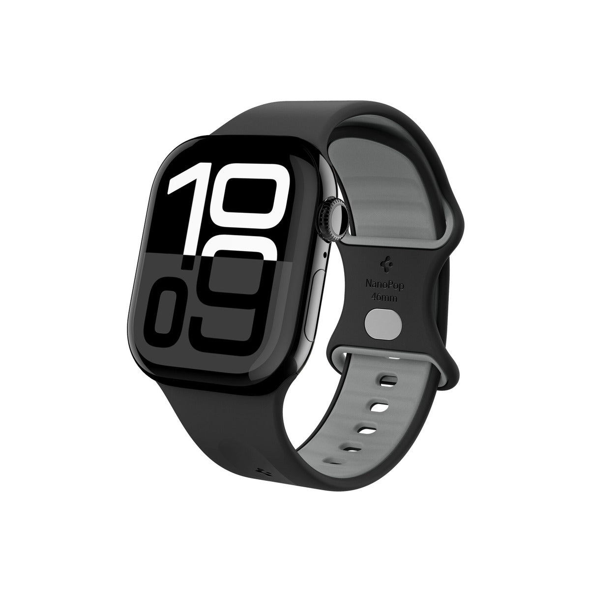 Řemínek pro Apple Watch Apple Watch 49mm/46mm/45mm/44mm Spigen Nano Pop Band - černý - bonami.click