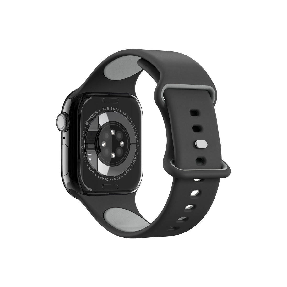 Řemínek pro Apple Watch Apple Watch 49mm/46mm/45mm/44mm Spigen Nano Pop Band - černý - bonami.click