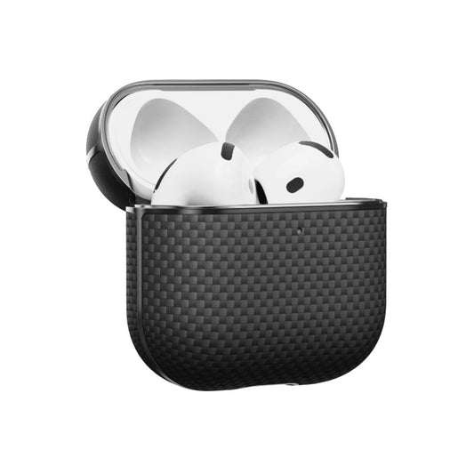 Kryt pro AirPods 4 Pitaka Aramid Fiber Magnetic Case - černý