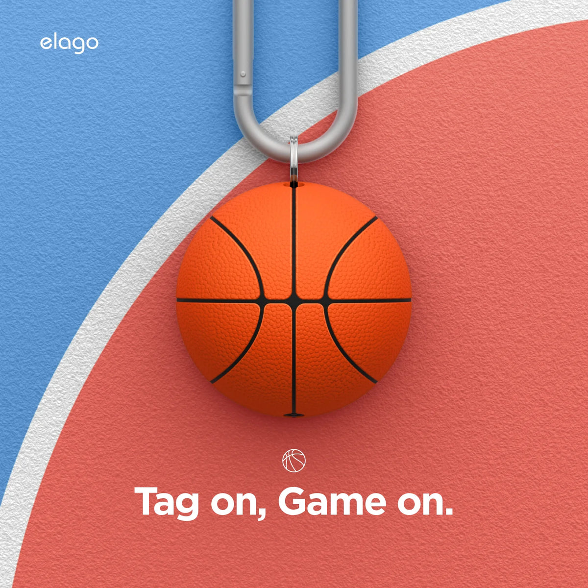 Pouzdro pro AirTag Elago Sport Edition Basketball