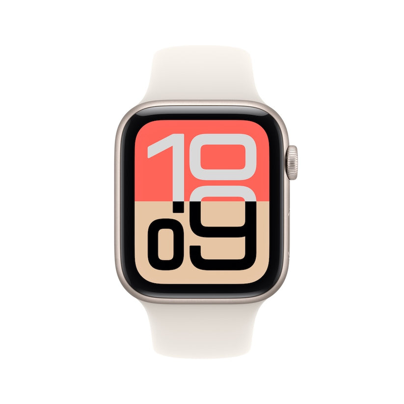 Apple Watch SE 3 GPS 40mm hvězdně bílé hliníkové pouzdro s hvězdně bílým sportovním řemínkem - M/L - bonami.click