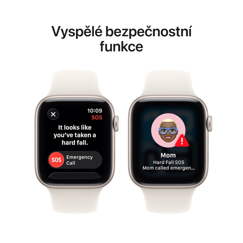 Apple Watch SE 3 GPS 40mm hvězdně bílé hliníkové pouzdro s hvězdně bílým sportovním řemínkem - M/L - bonami.click