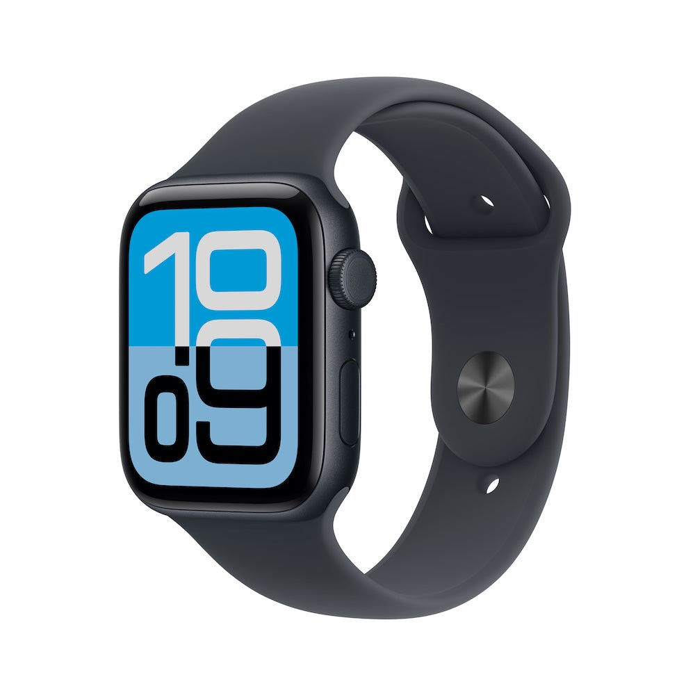 Apple Watch SE 3 GPS + Cellular 40mm temně inkoustové hliníkové pouzdro s temně inkoustovým sportovním řemínkem - M/L - bonami.click