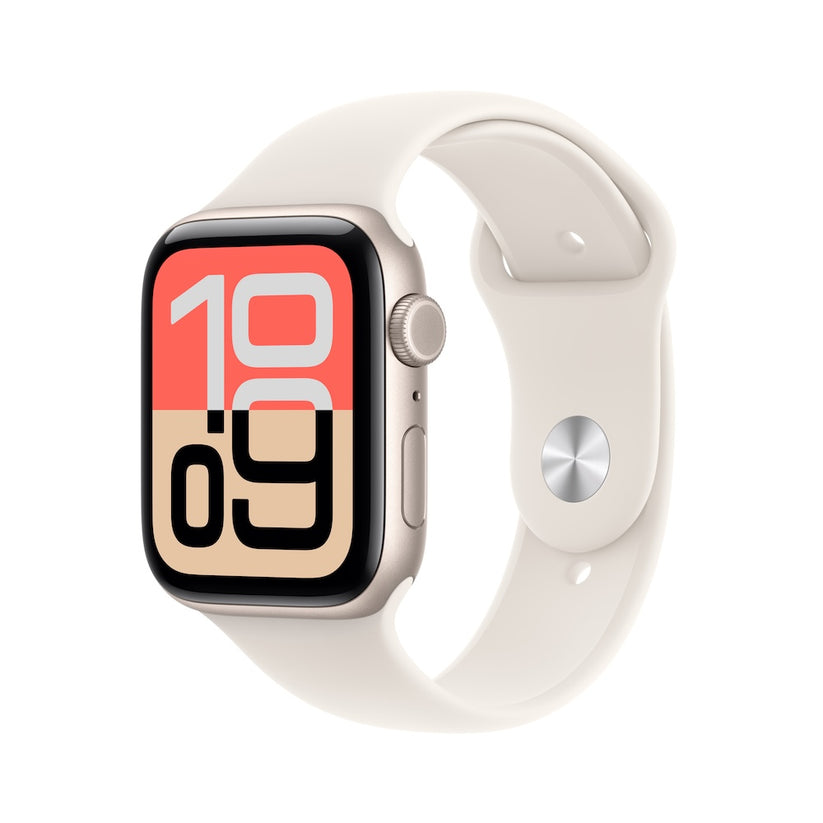 Apple Watch SE 3 GPS + Cellular 40mm hvězdně bílé hliníkové pouzdro s hvězdně bílým sportovním řemínkem - M/L - bonami.click