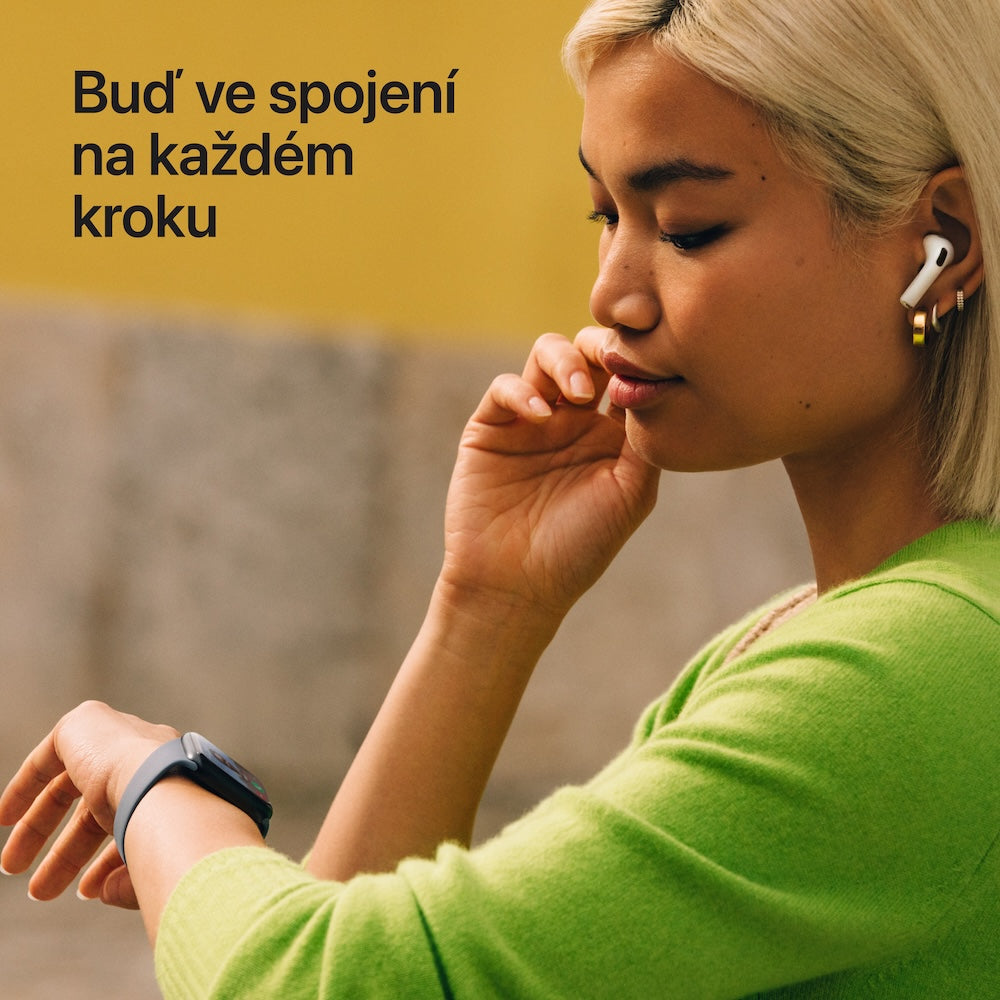 Apple Watch SE 3 GPS + Cellular 40mm hvězdně bílé hliníkové pouzdro s hvězdně bílým sportovním řemínkem - M/L - bonami.click