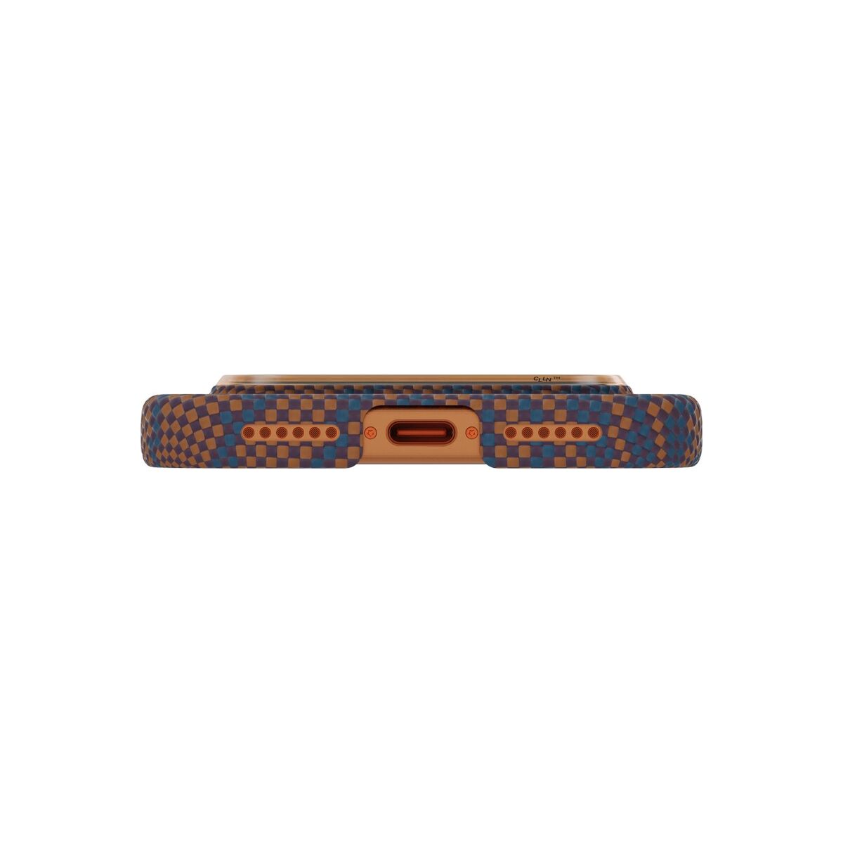 Kryt pro iPhone 17 Pro Pitaka Edge Case Breath of Veins Burning Orange