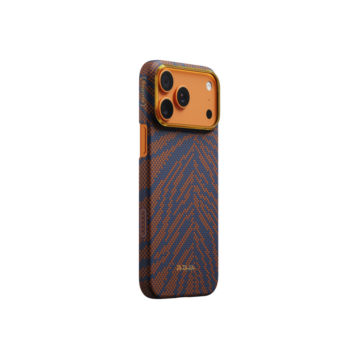 Kryt pro iPhone 17 Pro Pitaka Edge Case Breath of Veins Burning Orange