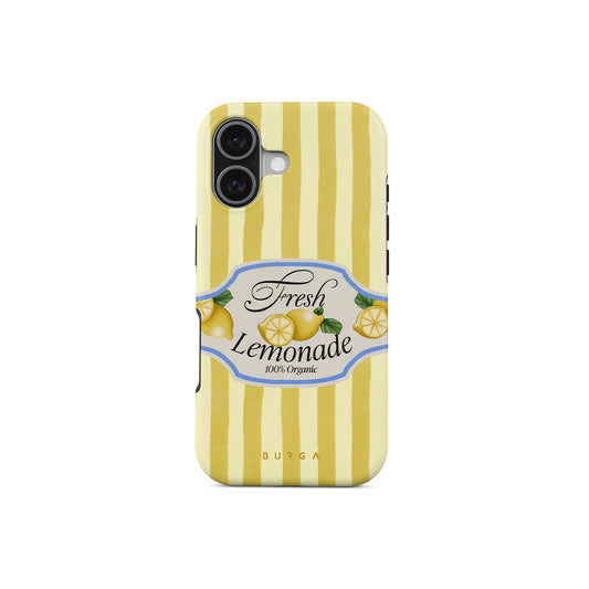 Kryt pro iPhone 17 Burga Frizzante Tough MagSafe Case - žluté pruhy - bonami.click