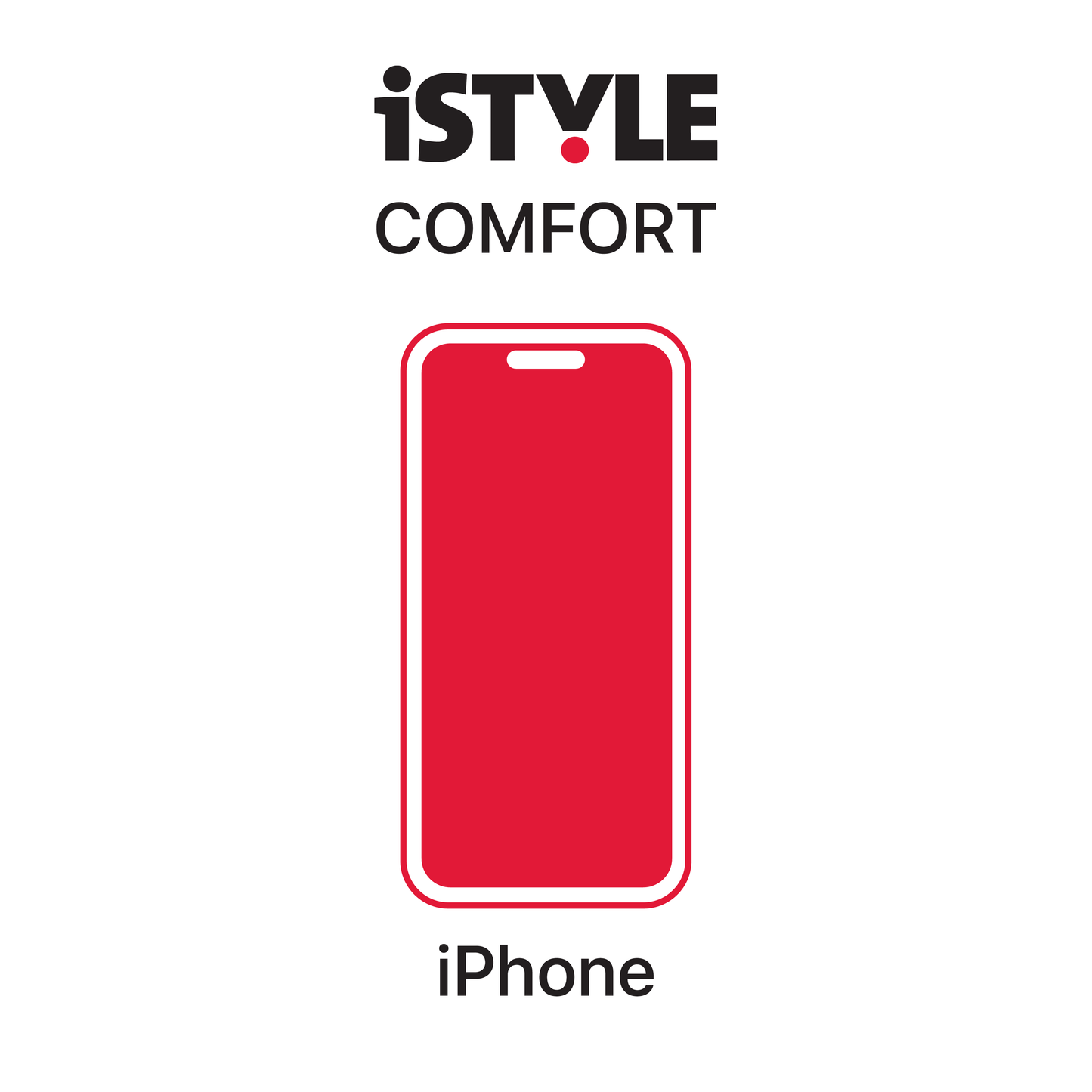 iSTYLE Comfort s HERO ochranným sklem na iPhone 12 Pro Max - černé - bonami.click