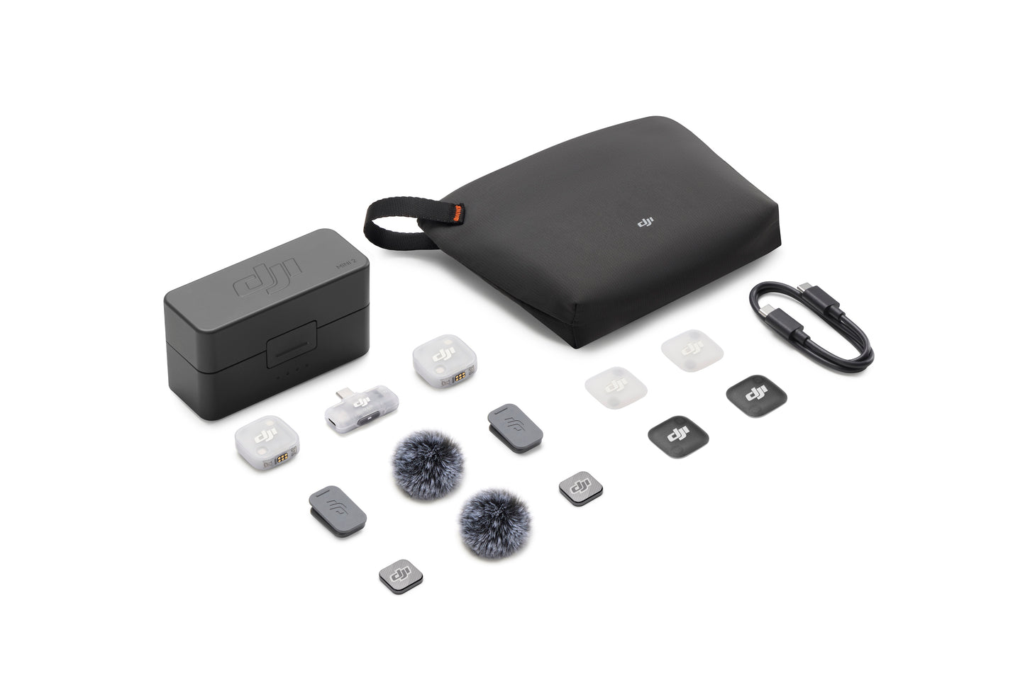 Bezdrátový mikrofon DJI Mic Mini 2 s magnetickými kryty (2 TX + 1 Mobile RX + Charging Case)