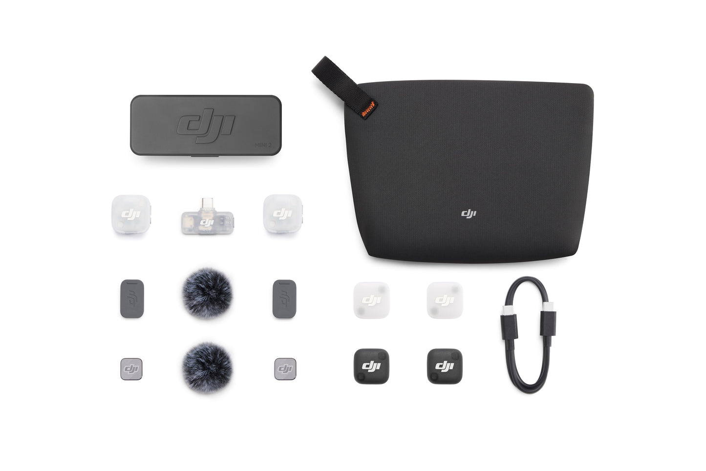 Bezdrátový mikrofon DJI Mic Mini 2 s magnetickými kryty (2 TX + 1 Mobile RX + Charging Case)