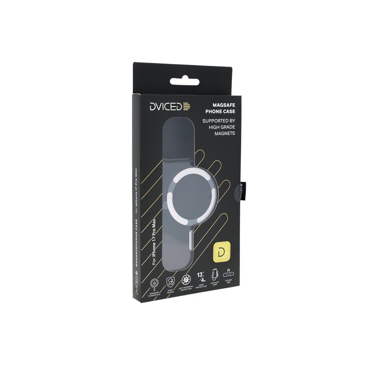 Kryt pro iPhone 17 Pro Max Dviced MagSafe Smoke Case – stříbrný - bonami.click