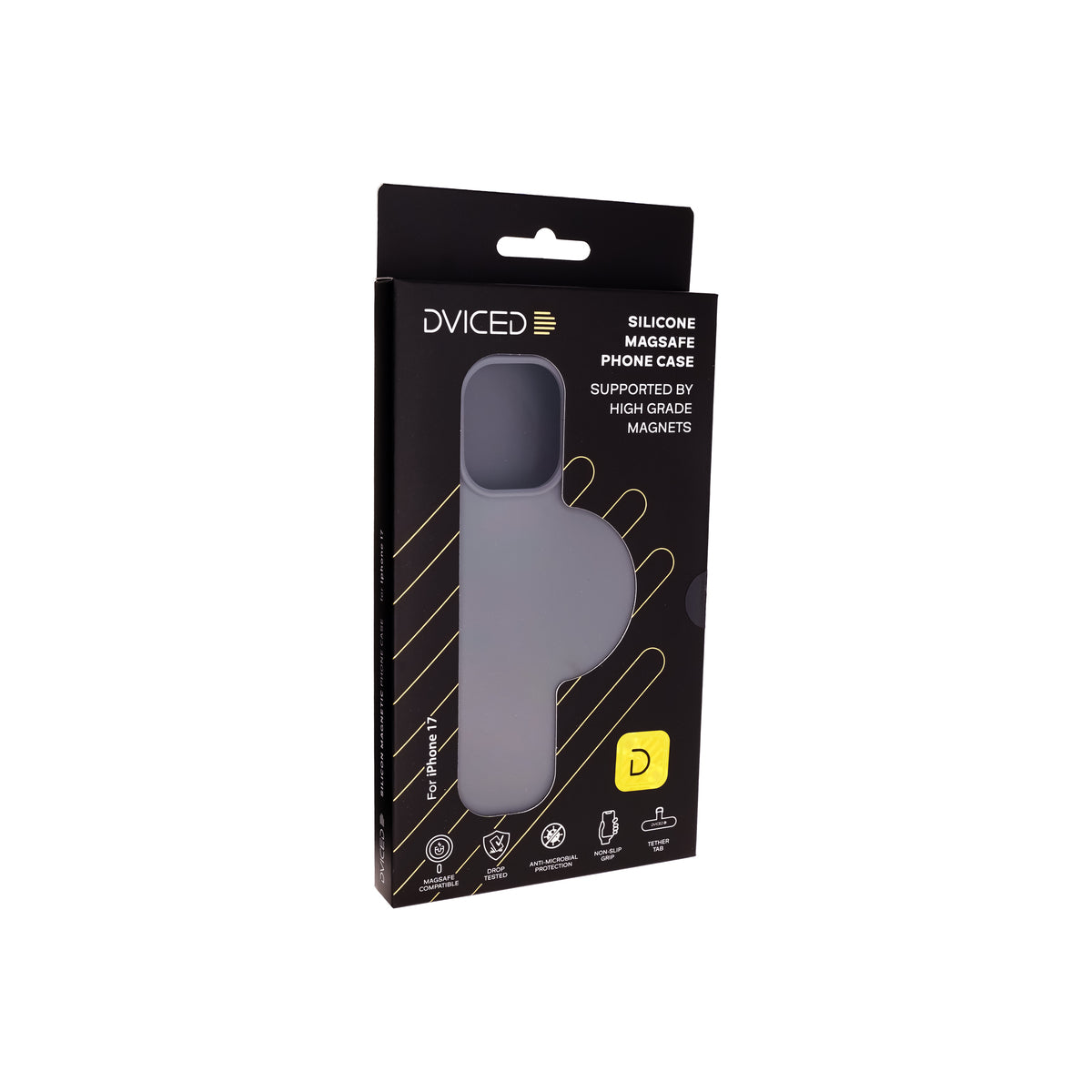 Kryt pro iPhone 17 Dviced Silicone MagSafe Case – šedý - bonami.click