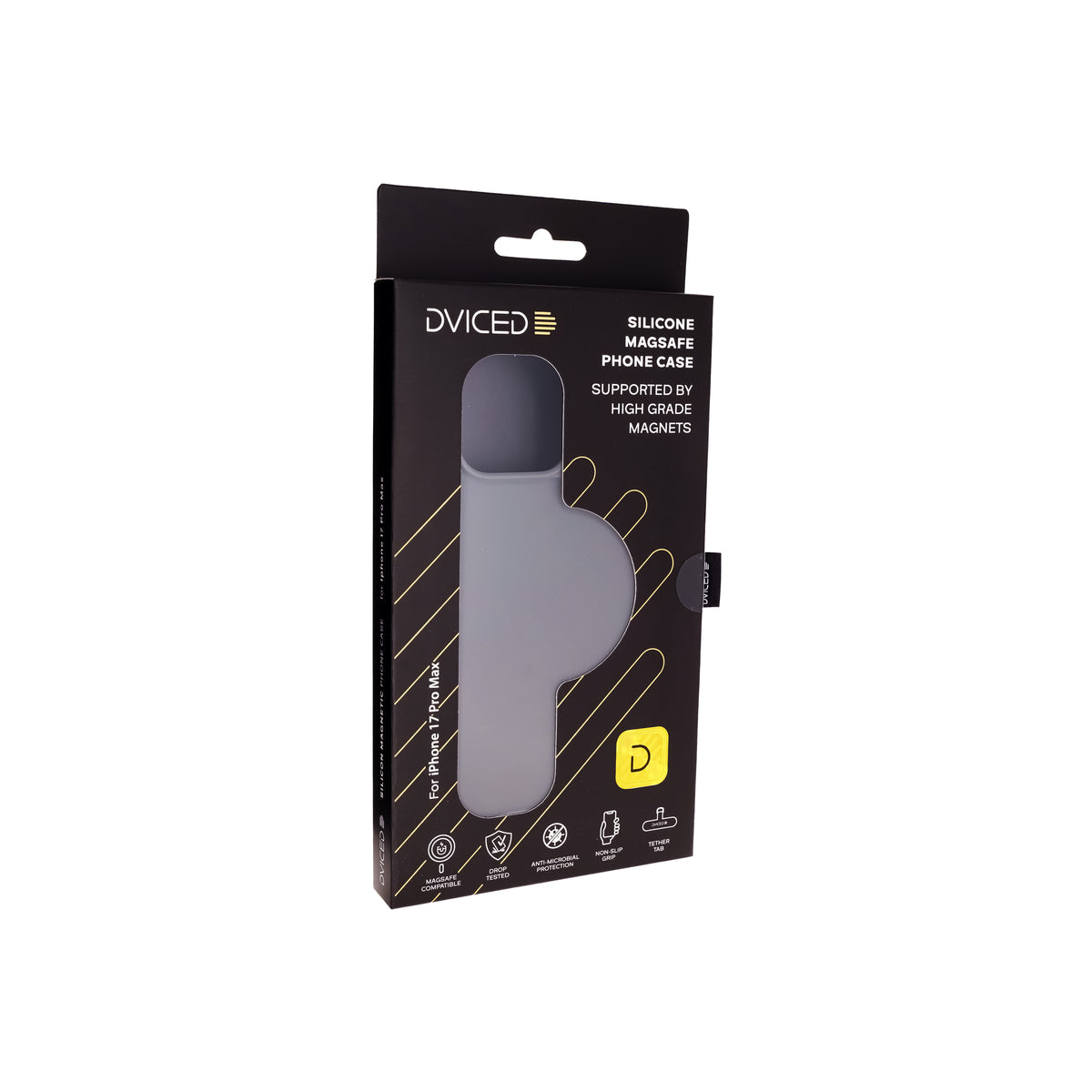 Kryt pro iPhone 17 Pro Max Dviced Silicone MagSafe Case – šedý - bonami.click