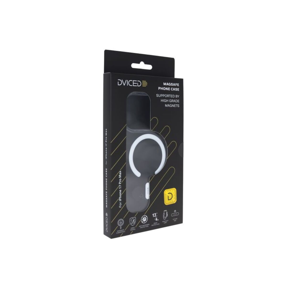 Kryt pro iPhone 17 Pro Max Dviced MagSafe Clear Case – bílý