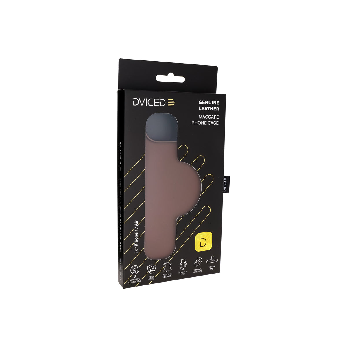 Kryt pro iPhone Air Dviced Leather MagSafe Case – hnědý - bonami.click