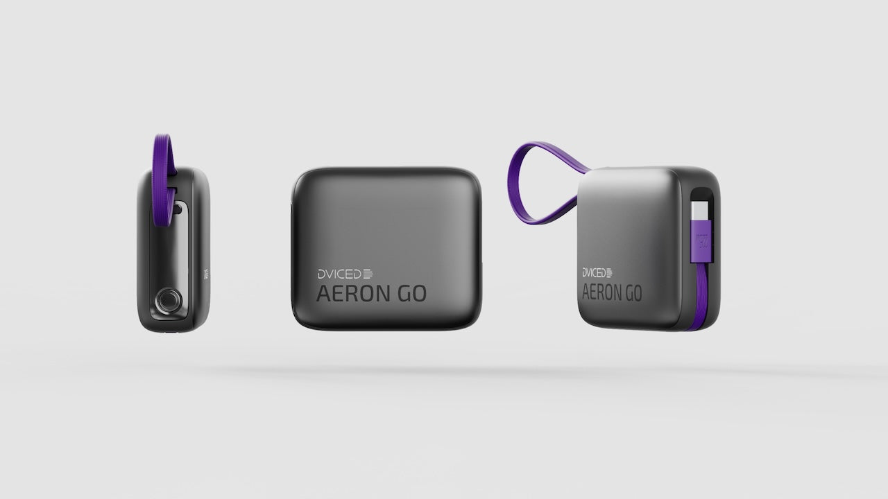 Dviced AERON GO 10000 mAh powerbanka s integrovaným kabelem, rychlé nabíjení PD 45W
