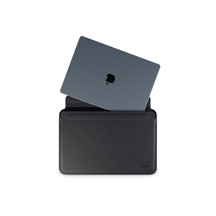 Kožený obal pro MacBook 14" Epico Leather Sleeve - černý - bonami.click