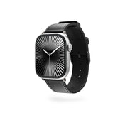 Kožený řemínek pro Apple Watch 42/44/45/49 mm Epico Watch Strap Leather - černý - bonami.click