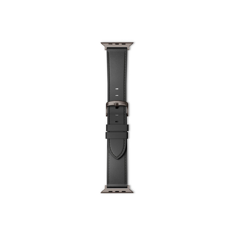 Kožený řemínek pro Apple Watch 42/44/45/49 mm Epico Watch Strap Leather - černý - bonami.click