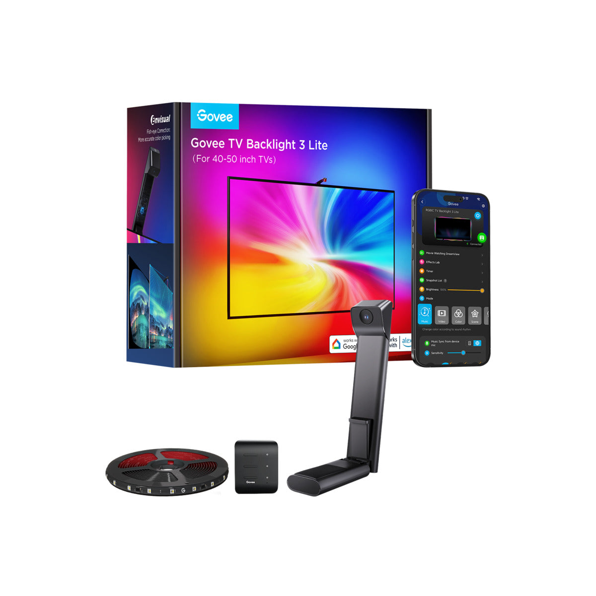 Ambientní osvětlení pro domácí kino Govee TV Backlight 3 Lite 40-50" (Kopie) - bonami.click