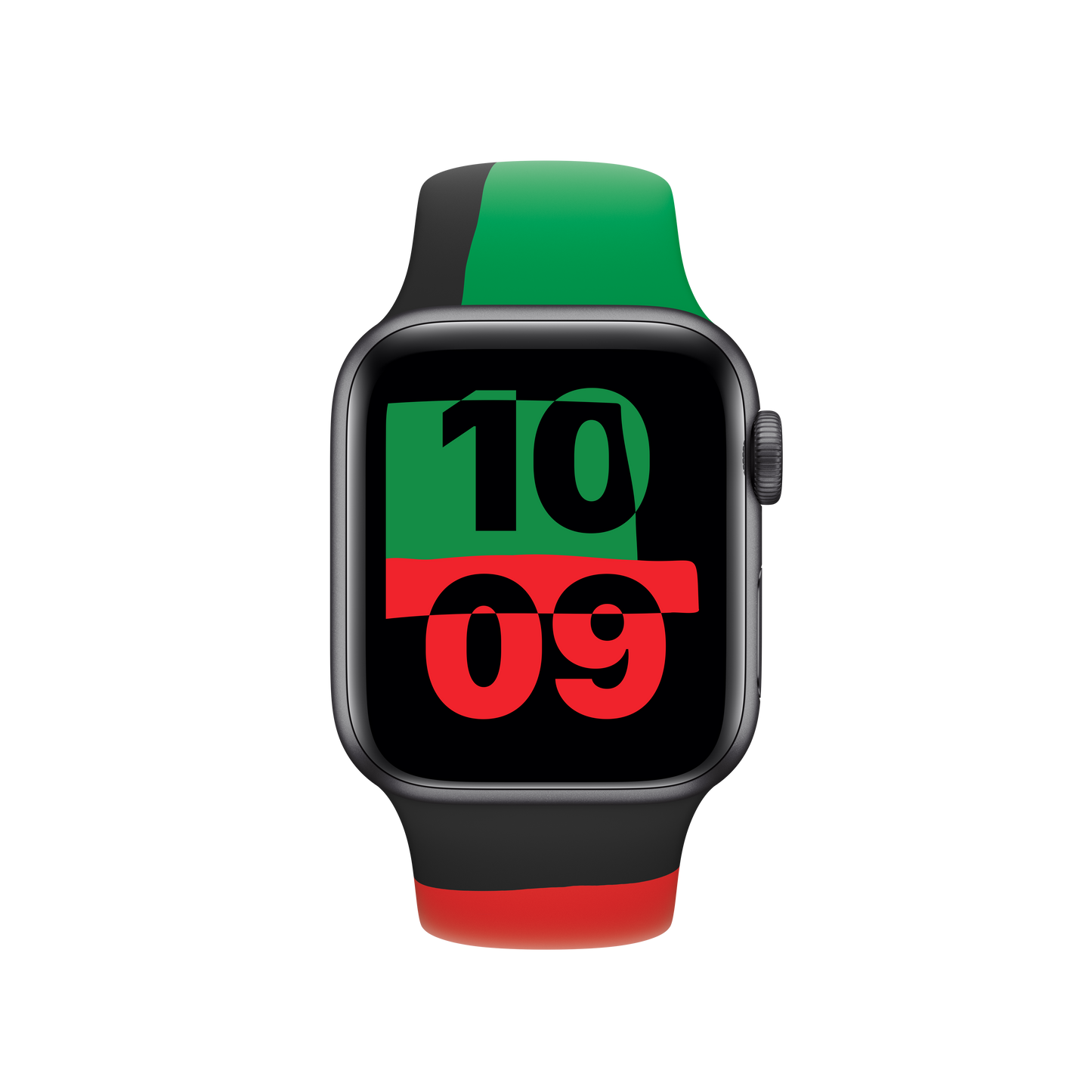 Apple Watch 38/40/41 mm sportovní řemínek Black Unity – M/L - bonami.click