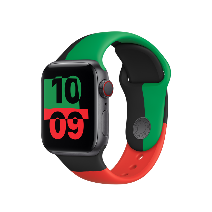 Apple Watch 38/40/41 mm sportovní řemínek Black Unity – S/M - bonami.click