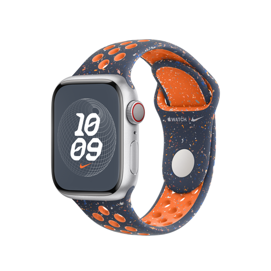 Apple Watch 38/40/41 mm Blue Flame sportovní řemínek Nike – M/L - bonami.click