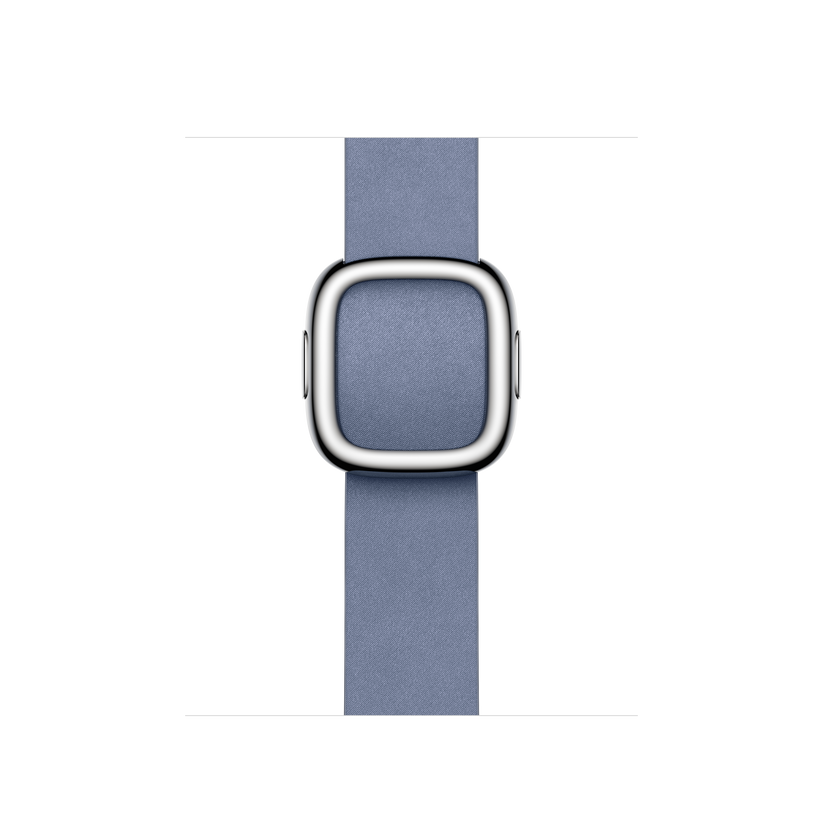 Apple Watch 38/40/41 mm Levandulově modrý řemínek s moderní přezkou – střední - bonami.click