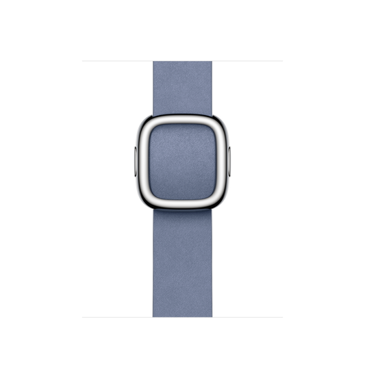 Apple Watch 38/40/41 mm Levandulově modrý řemínek s moderní přezkou – malý - bonami.click