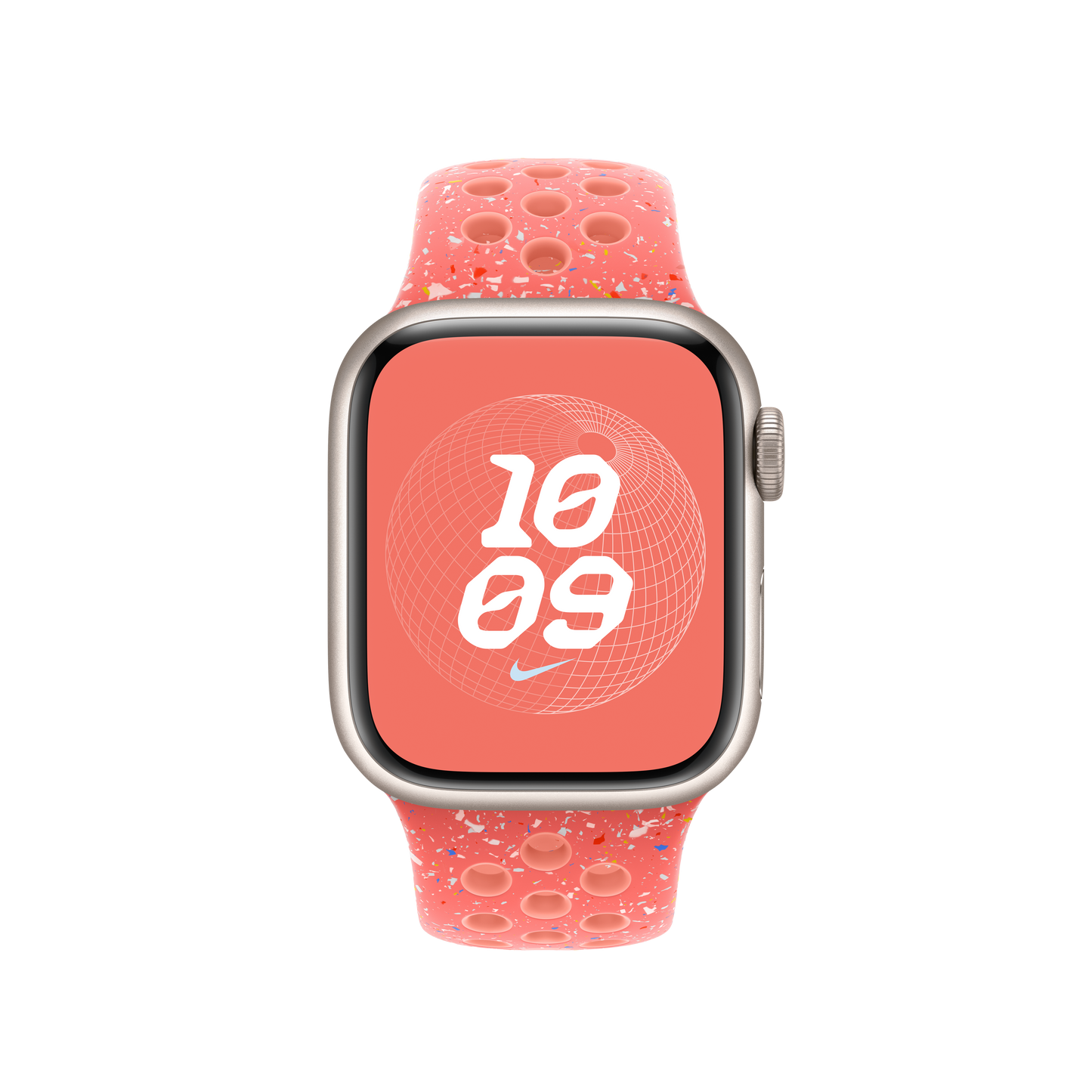 Apple Watch 38/40/41 mm žhavě oranžový sportovní řemínek Nike – M/L - bonami.click