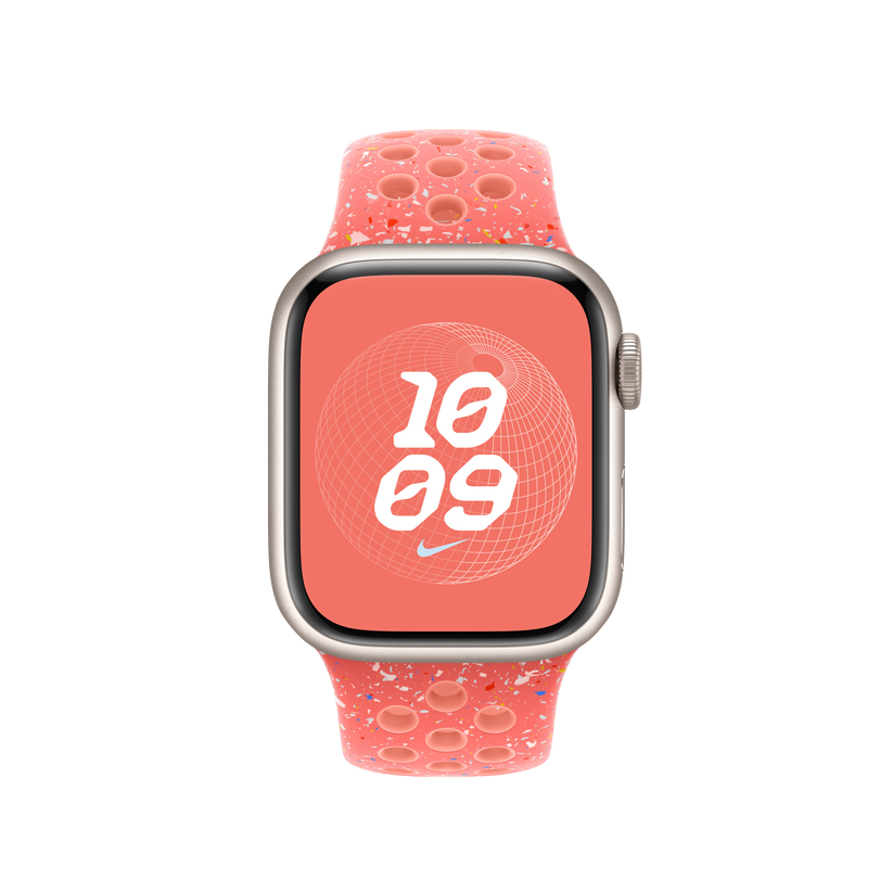 Apple Watch 38/40/41 mm žhavě oranžový sportovní řemínek Nike – M/L - bonami.click