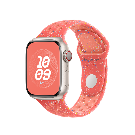 Apple Watch 38/40/41 mm žhavě oranžový sportovní řemínek Nike – S/M - bonami.click