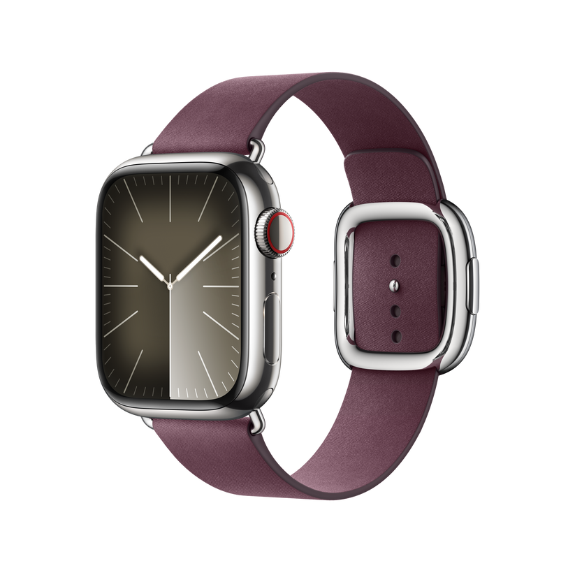 Apple Watch 38/40/41 mm Morušově rudý řemínek s moderní přezkou – střední - bonami.click